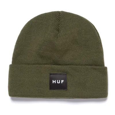 Huf : Essentials Usual Beanie Olive O/S