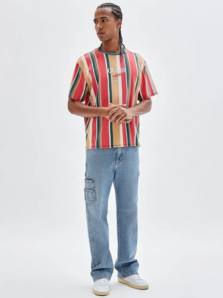 Guess : Bryson Vertical Stripe Tee