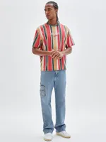 Guess : Bryson Vertical Stripe Tee