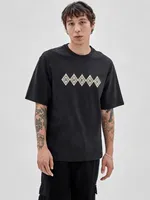 Guess : Flower Logo Tee