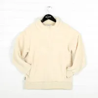 WLKN : Girl Junior Script Quarter Zip Sherpa