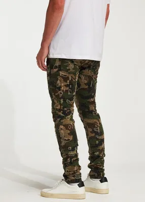 Embellish : Ryan Camo Destroy Denim