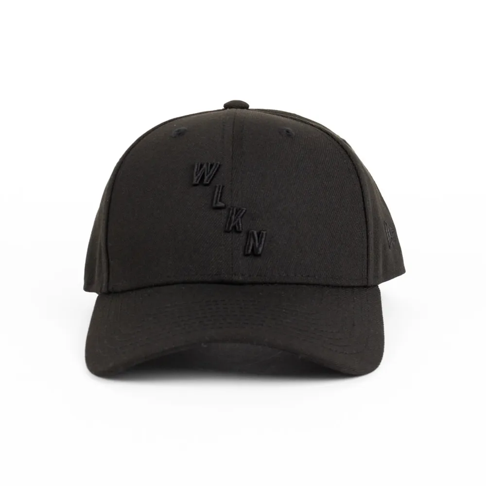 New Era : 940 WLKN Oblique Black Logo Cap