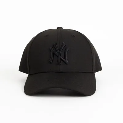 New Era : 940 NY Yankees Black Logo Cap