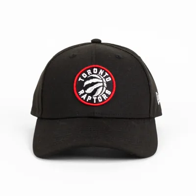 New Era : 940 Toronto Raptors Black/White Logo Cap