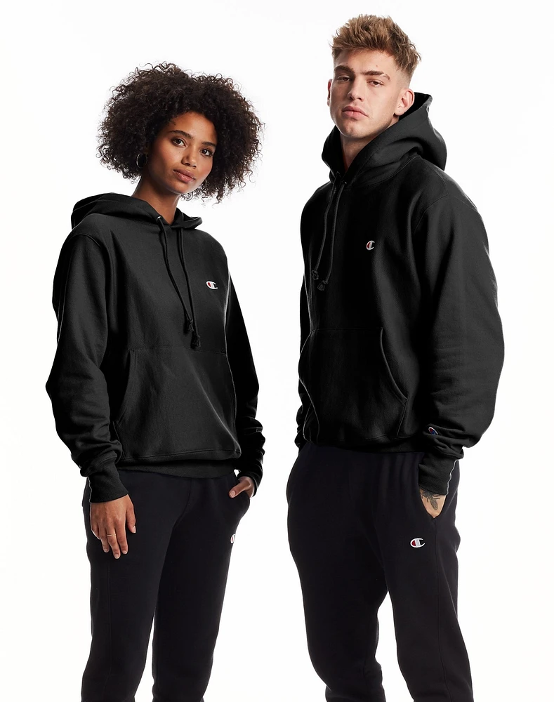 Champion : Reverse Weave Hoodie - Black