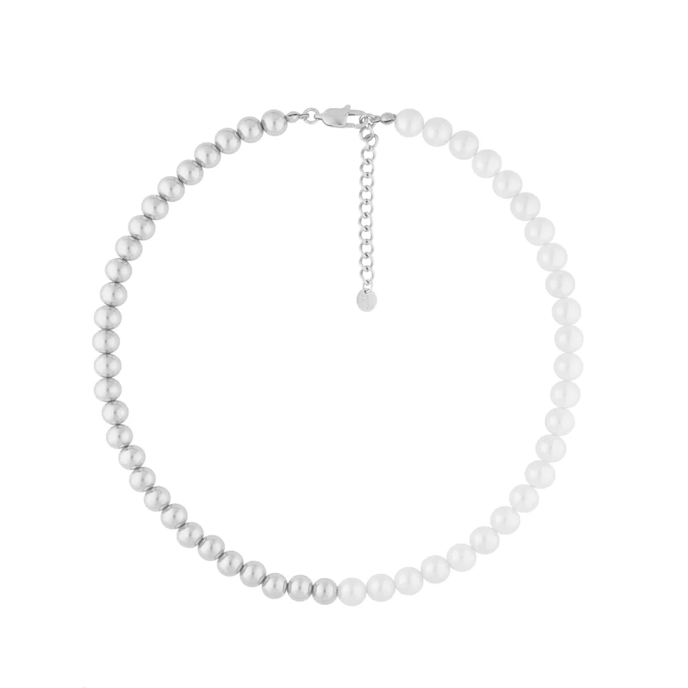 FJ Watches Fj Watches : Volta Two Tones Pearl Necklace