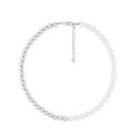 Five Jwlry Five Jwlry : Volta Two Tones Pearl Necklace