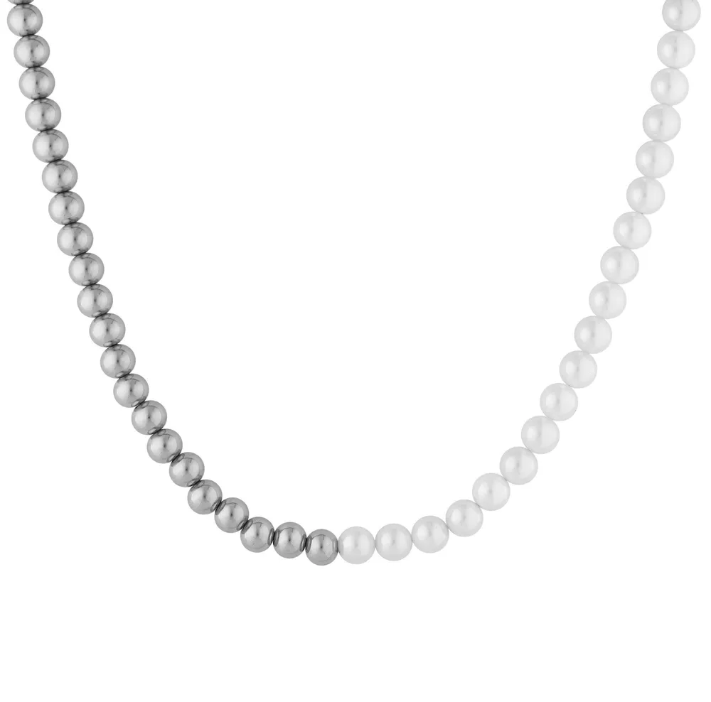 Five Jwlry Five Jwlry : Volta Two Tones Pearl Necklace