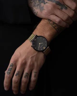 FJ Watches Fj Watches : Oro Moon Black Watch