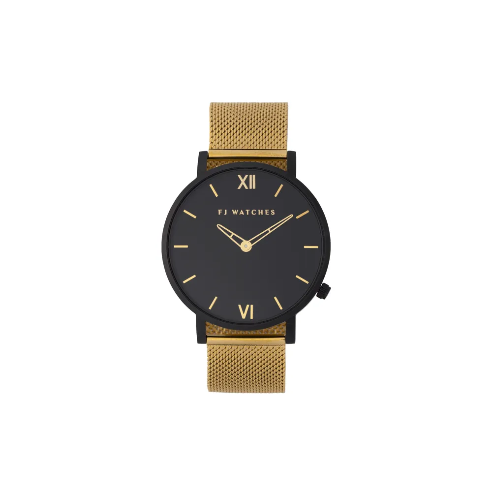 FJ Watches Fj Watches : Oro Moon Black Watch