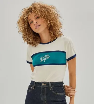 Guess : Go Winter Ringer Baby Tee