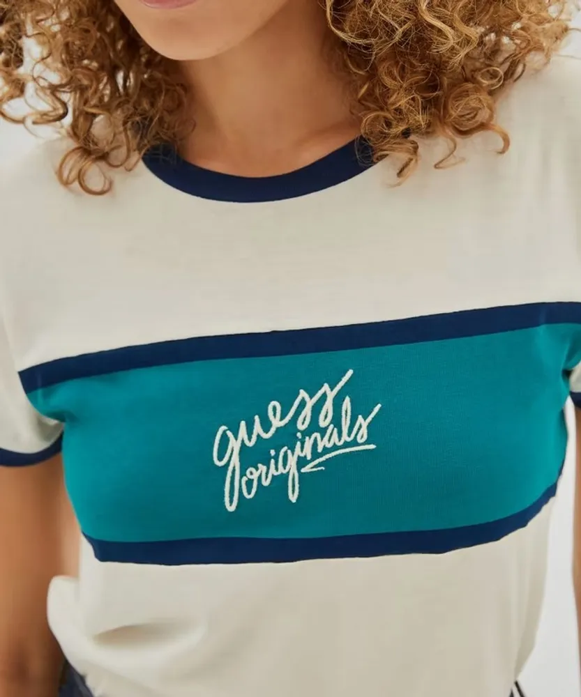 Guess : Go Winter Ringer Baby Tee