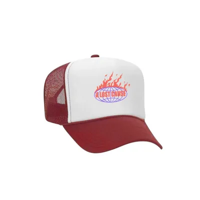 A Lost Cause A Lost Cause : Burning Trucker Cap