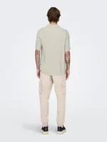 Only & Sons : Regular Fit Solid Color SS Shirt