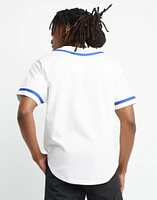 Champion : Braided Baseball Jersey - White