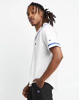 Champion : Braided Baseball Jersey - White