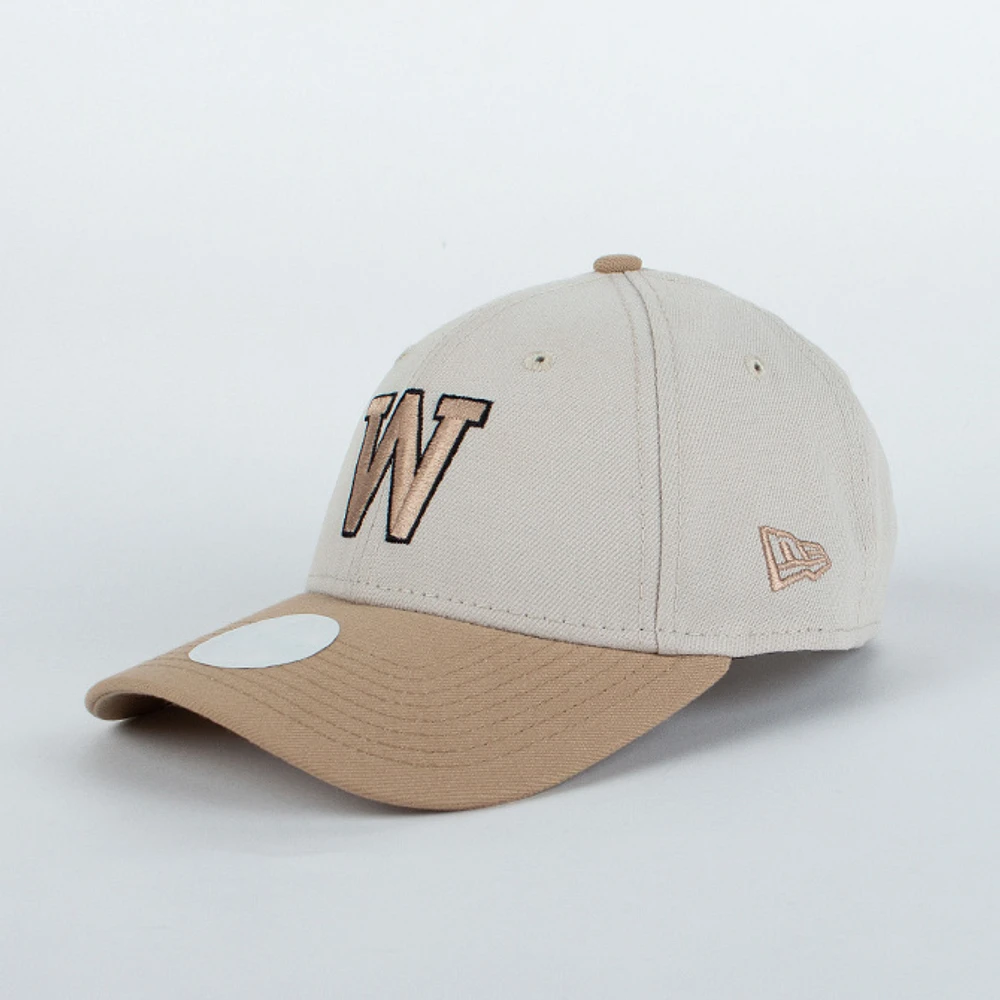 New Era New Era : 940 Women WLKN Varsity Logo 2Tone Cap - Stone/Camel