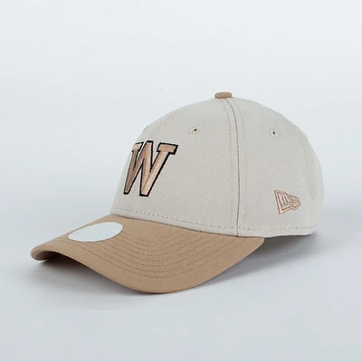 New Era New Era : 940 Women WLKN Varsity Logo 2Tone Cap - Stone/Camel