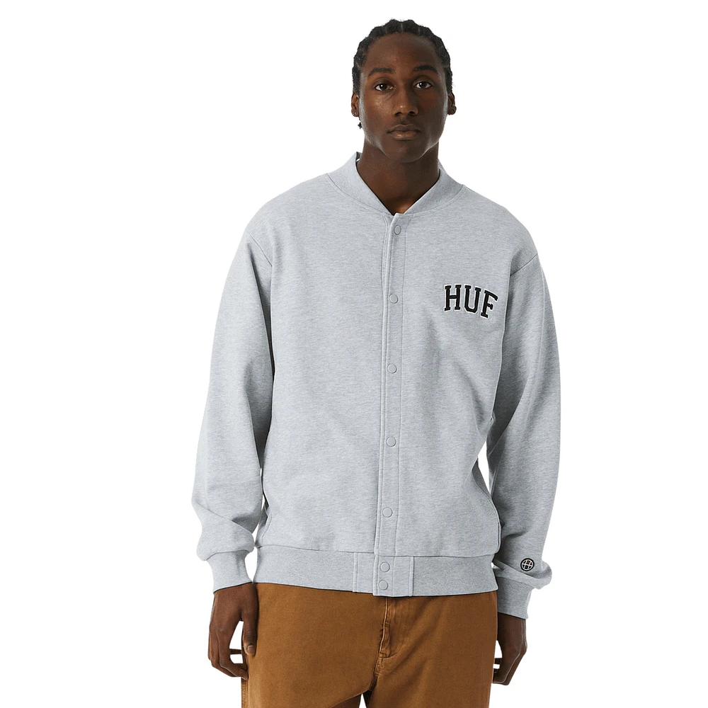 Huf : Athletic Full Snap Cardigan