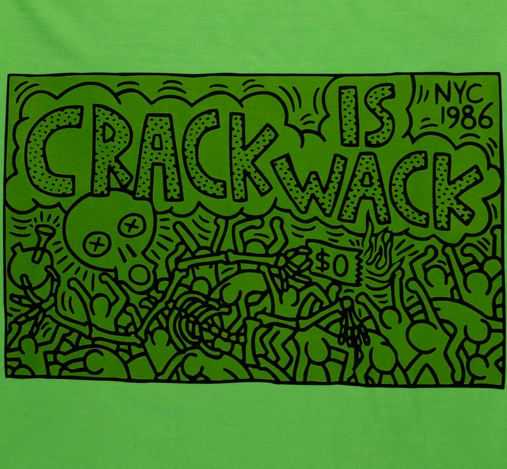 Diamond Supply Co. : Crack is Wack Tee - Neon Green