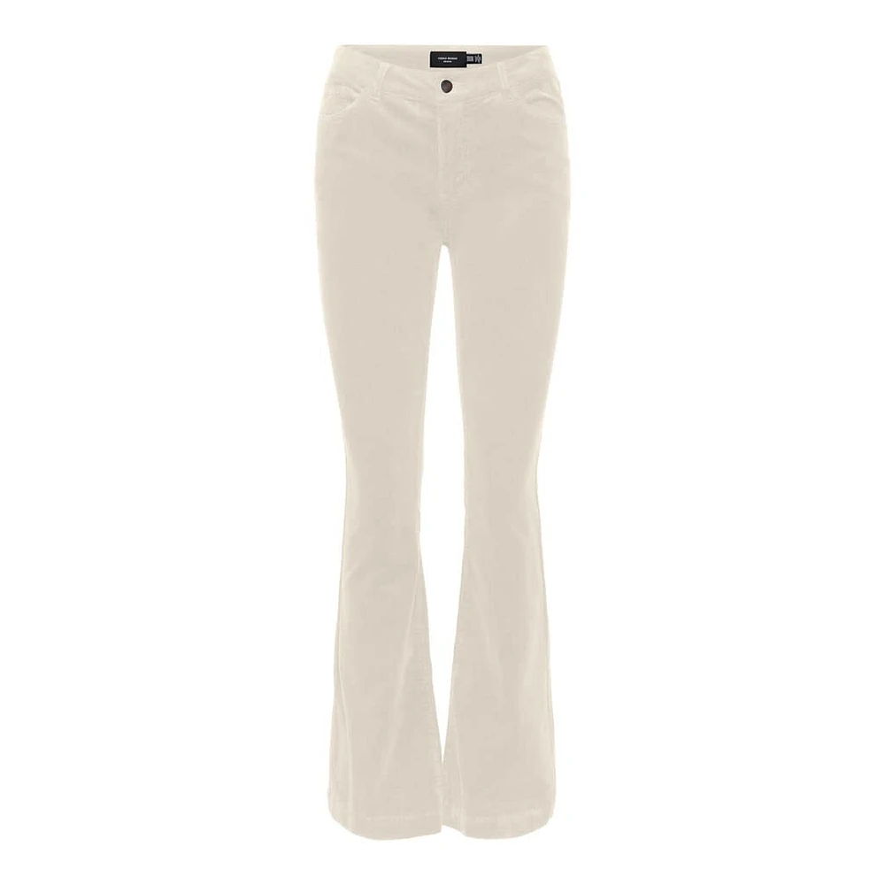 Vero Moda : Midrise Flare Corduroy Pants