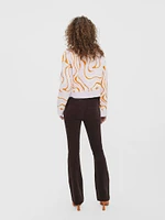 Vero Moda : Midrise Flare Corduroy Pants