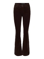 Vero Moda : Midrise Flare Corduroy Pants