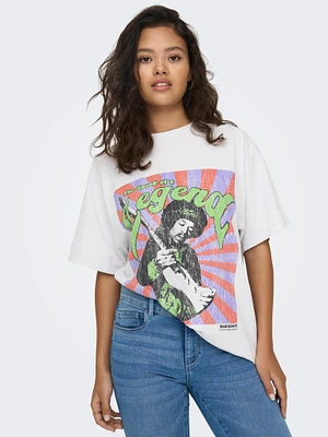 Only : Jimi Hendrix Oversize Tee