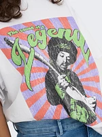 Only : Jimi Hendrix Oversize Tee - White