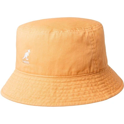 Kangol : Washed Bucket Hat - Papaya Milk