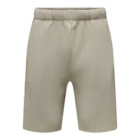 Only & Sons : Relaxed Pleated Shorts