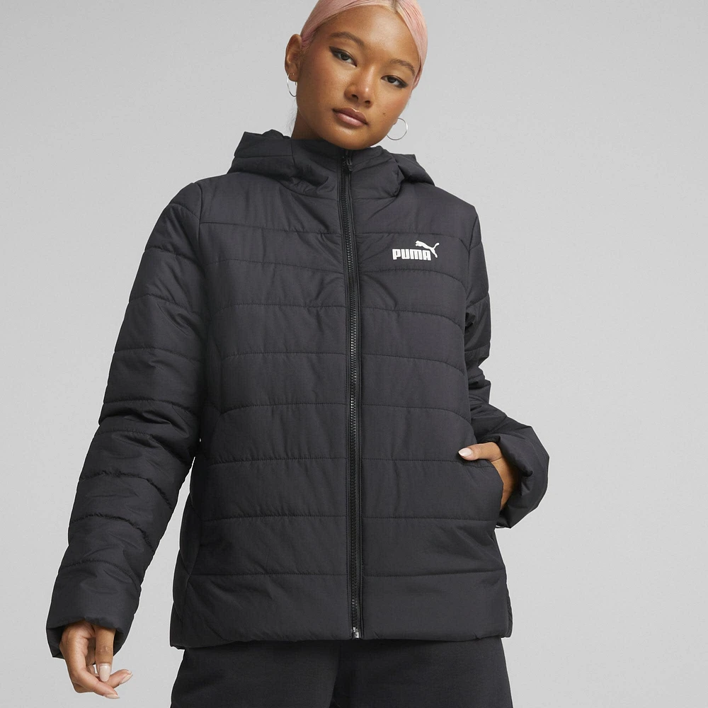 Puma : W. Essential Hooded Padded Jacket