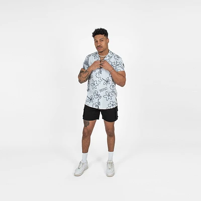 WLKN :  Hand Script Flower Shirt