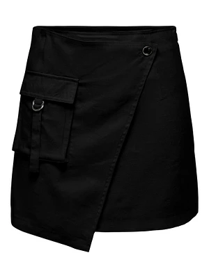 Only : Midwaist Cargo Wrap Skirt