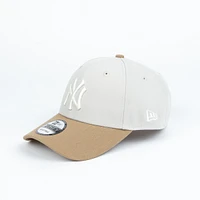 New Era : 940 NY Yankees Ivory Logo 2tone Cap