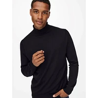 Only & Sons : Regular Knit Rollneck