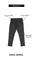 WLKN : Basic Regular Fit Denim