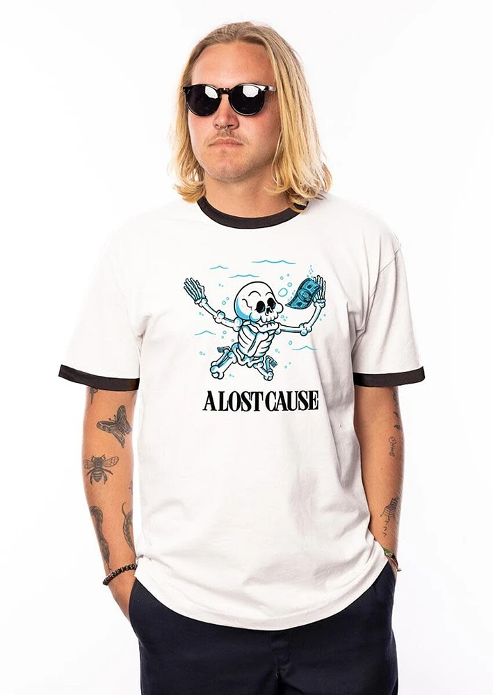 A Lost Cause : Nevermind Ringer Tee