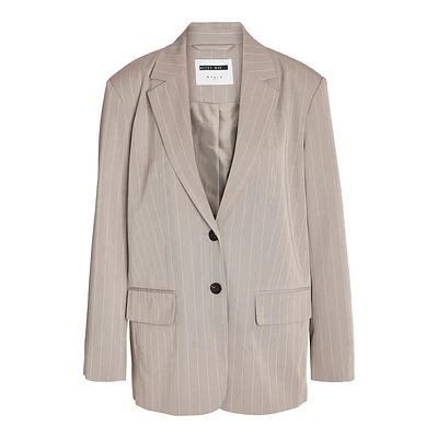 Noisy May : Oversize Pinstripes Blazer