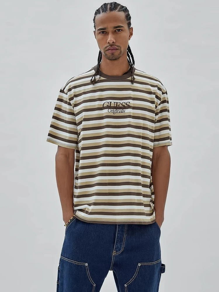 Guess : Horizontal Stripe Tee