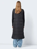 Noisy May : Sleeveless Long Puffer Vest