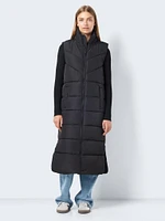 Noisy May : Sleeveless Long Puffer Vest