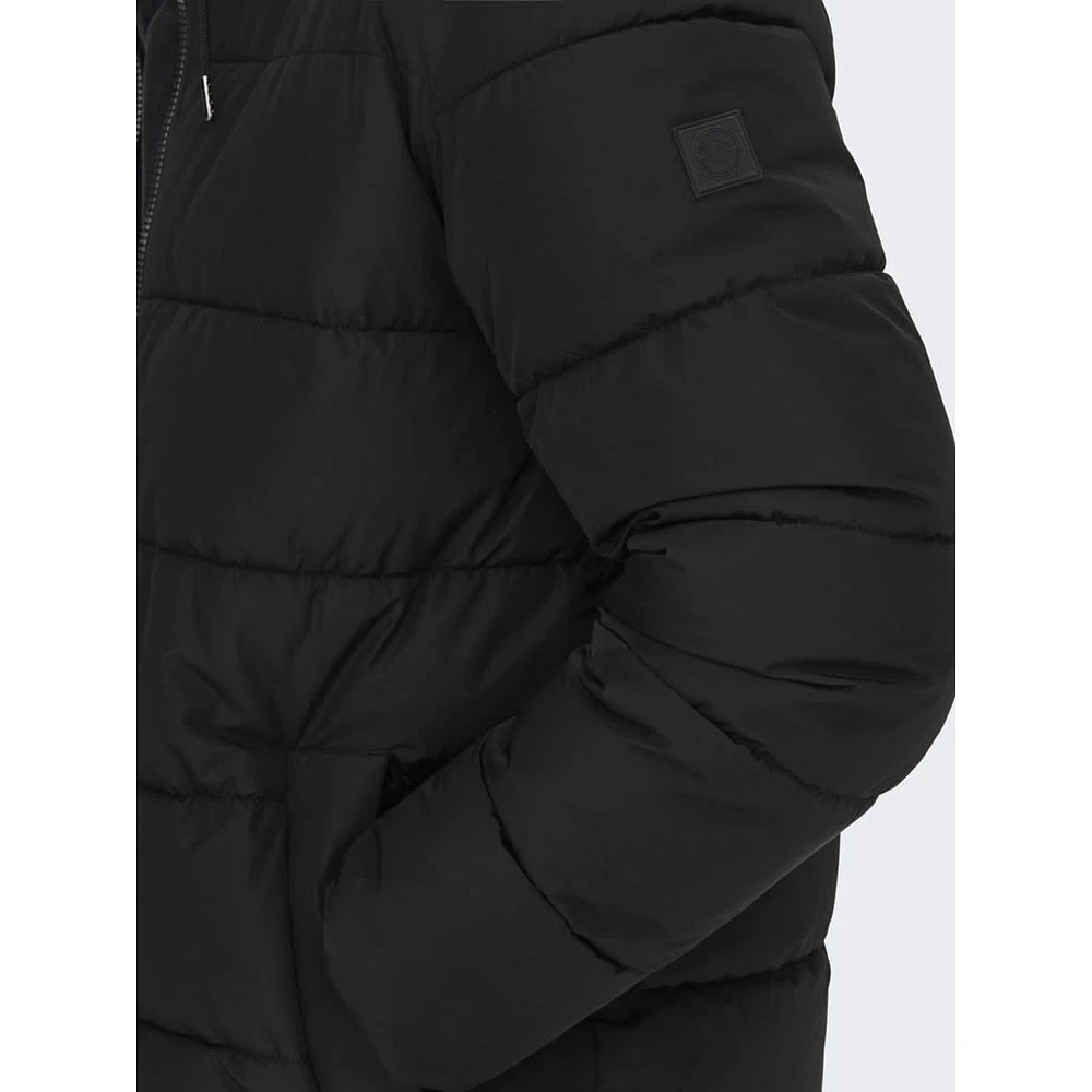 Only & Sons : Melvin Life Long Hooded Puffer Coat