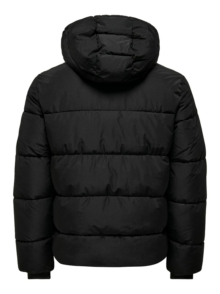 Only & Sons : Melvin Life Hooded Puffer Coat