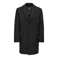 Only & Sons : Long Collar Coat