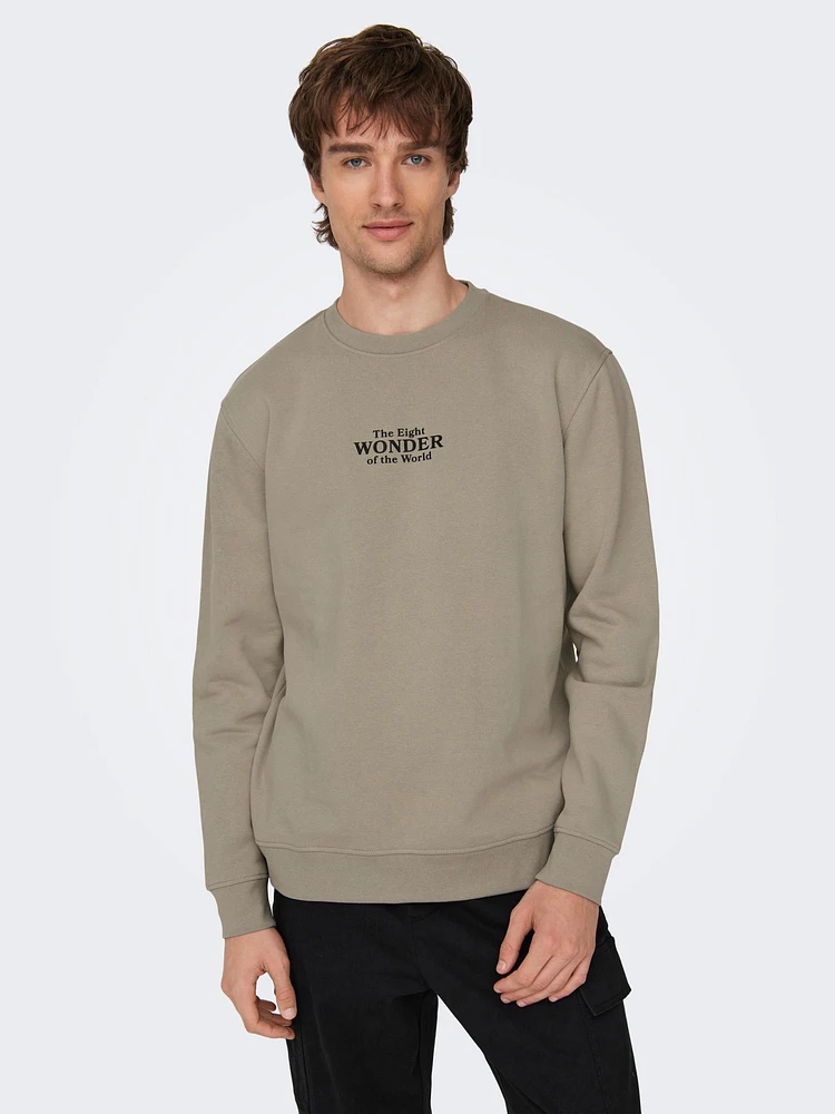 Only & Sons : Regular Fit Celebrity Crewneck