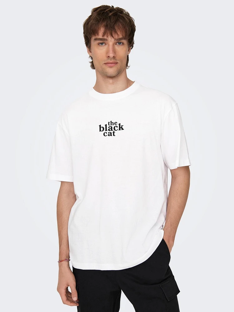 Only & Sons : Relaxed Fit Celebrity SS Tee