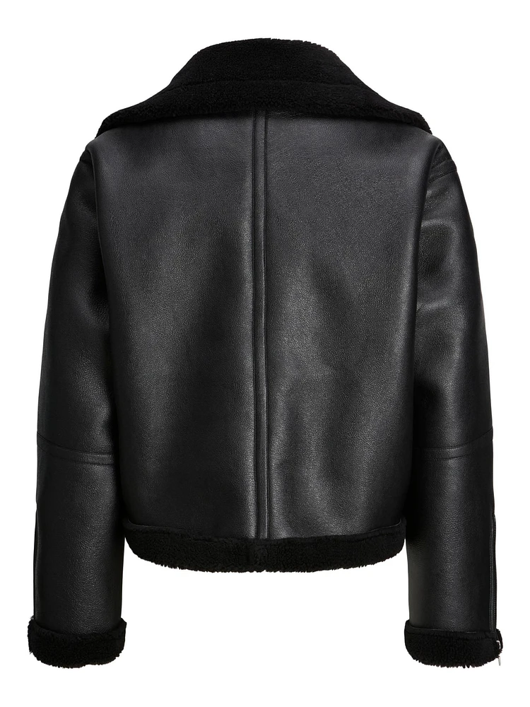 JJXX : Aviator Shearling Jacket