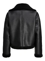 JJXX : Aviator Shearling Jacket